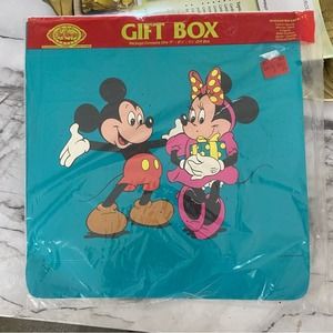 Vintage San Francisco Box Company Mickey Mouse Gift Box In Packaging